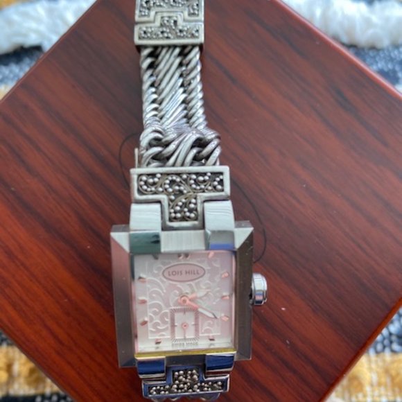 LOIS HILL Woman’s Sterling Silver Bracelet SWISS Watch LH-0002 main image 7